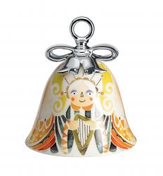 Alessi Weihnachtsschmuck Weihnachtsglocke "Angel" aus Porzellan